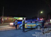 Polsek Masbagik Lakukan Patroli Malam Jaga Kondusifitas jelang Pilkada Serentak