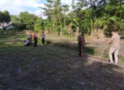 Dukung Program Ketahanan Pangan Polsek Labuhan Haji  dBantu Warga Tanam Hortikultura