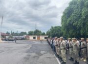 Polres Lotim Gelar Apel Kesiapan Pengamanan Malam Takbiran