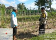 Bhabinkamtibmas Desa Pengadangan Dampingi Program Ketahanan Pangan Bergizi