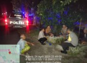 Bhabinkamtibmas Desa Pringgajurang Dan Desa Prian Gelar Patroli Blue Light Cegah Gangguan Kamtibmas