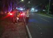 Personel Polsek Wanasaba Lakukan Patroli Malam Jaga Kamtibmas 