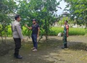 Bhabinkamtibmas Desa Paokmotong Lakukan Monitoring Tanaman Pekarangan Bergizi