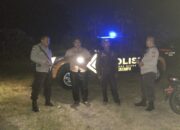 Patroli Malam Polsek Sakra Antisipasi 3C dan Gangguan Kamtibmas