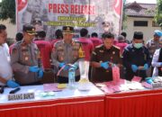 Polres Lombok Timur Bekuk Tindak Pidana Narkotika dan Lakukan Pemusnahan Barang Bukti