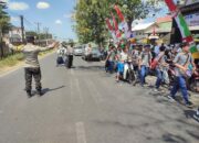 Polsek Masbagik Laksanakan Pengaturan Lalu Lintas di Depan SMPN 1 Masbagik