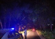 Personel Polsek Pringgasela Gelar Patroli Blue Light untuk Cegah Gangguan Kamtibmas