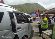 Operasi Lilin Rinjani 2025, Sat Lantas Polres Lombok Timur Laksanakan Pendampingan Ramp Check Kendaraan Pariwisata di Sembalun